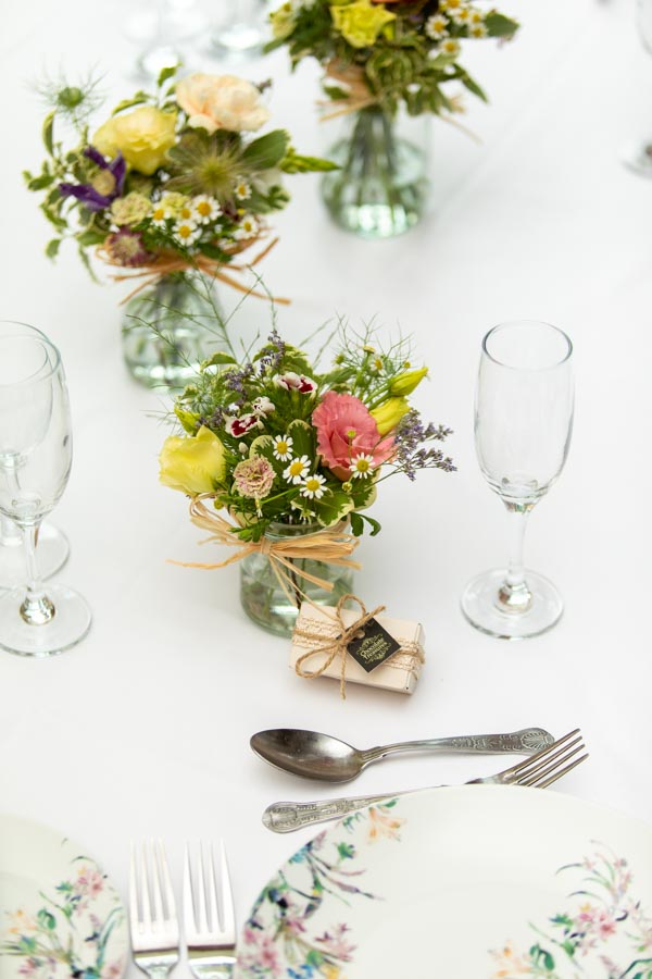 Flowers and chocolates